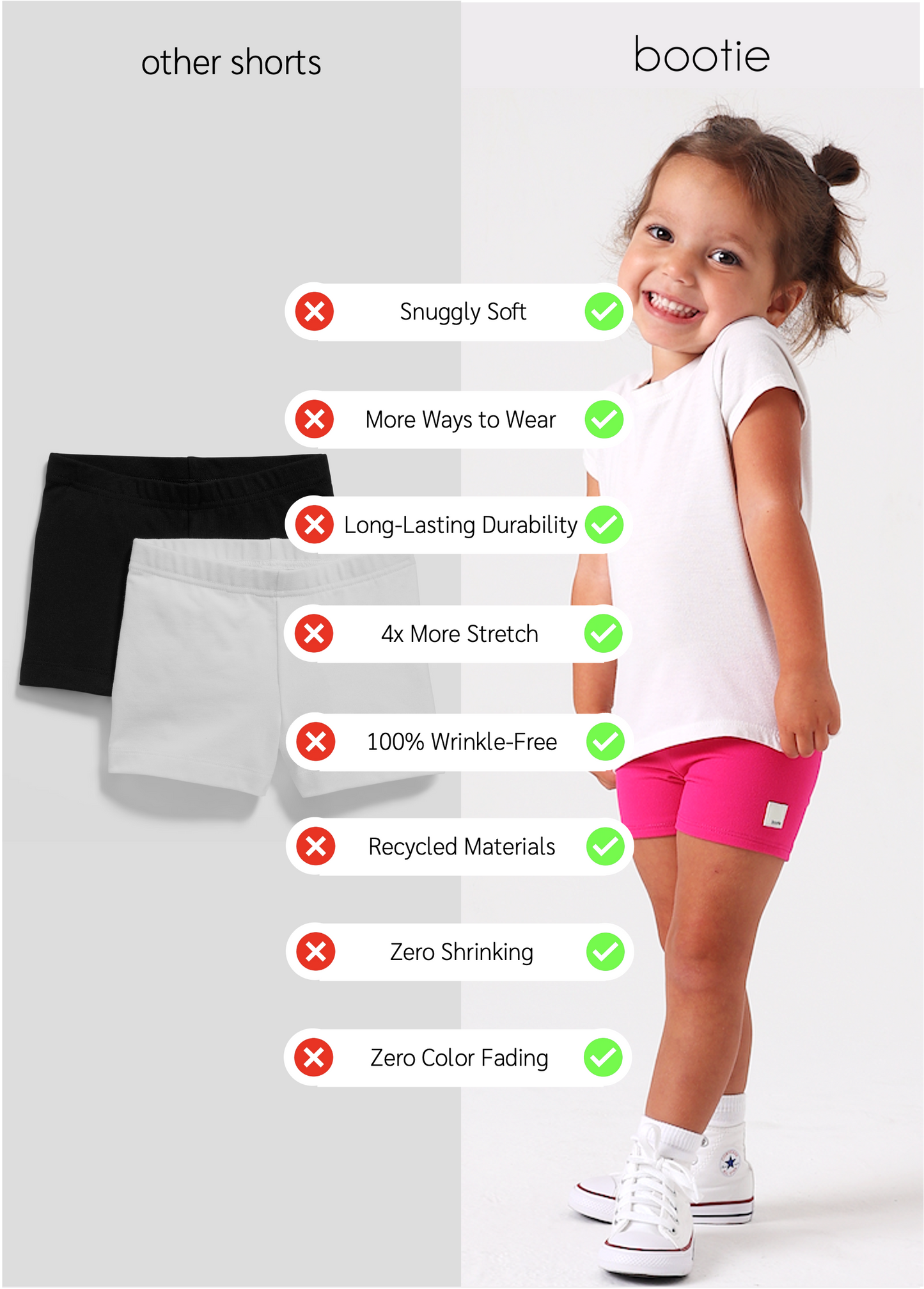 Pink Girls Short