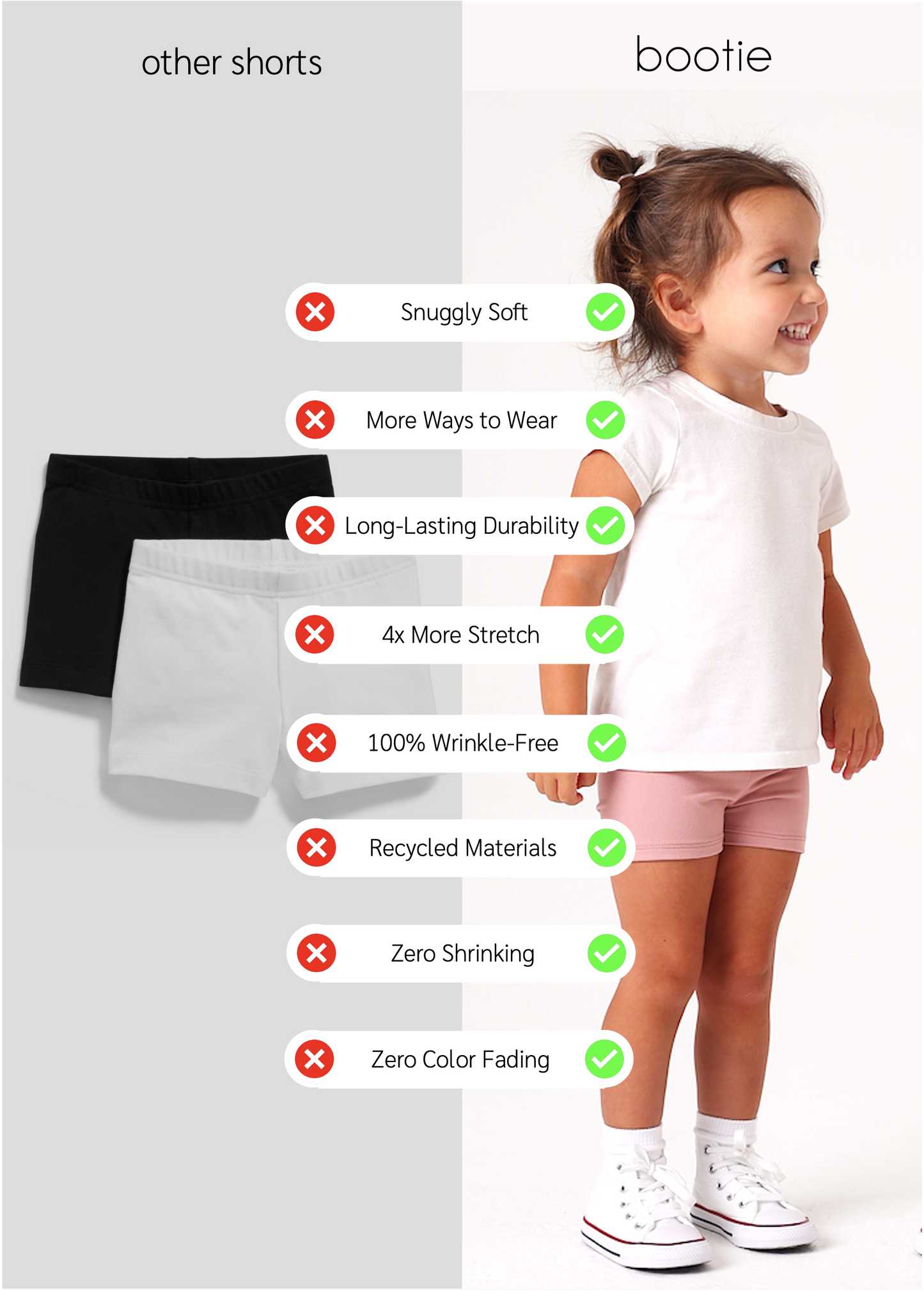 Pink Girls Short
