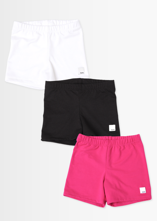 Play-All-Day 3-Pack - White-Black-Pink
