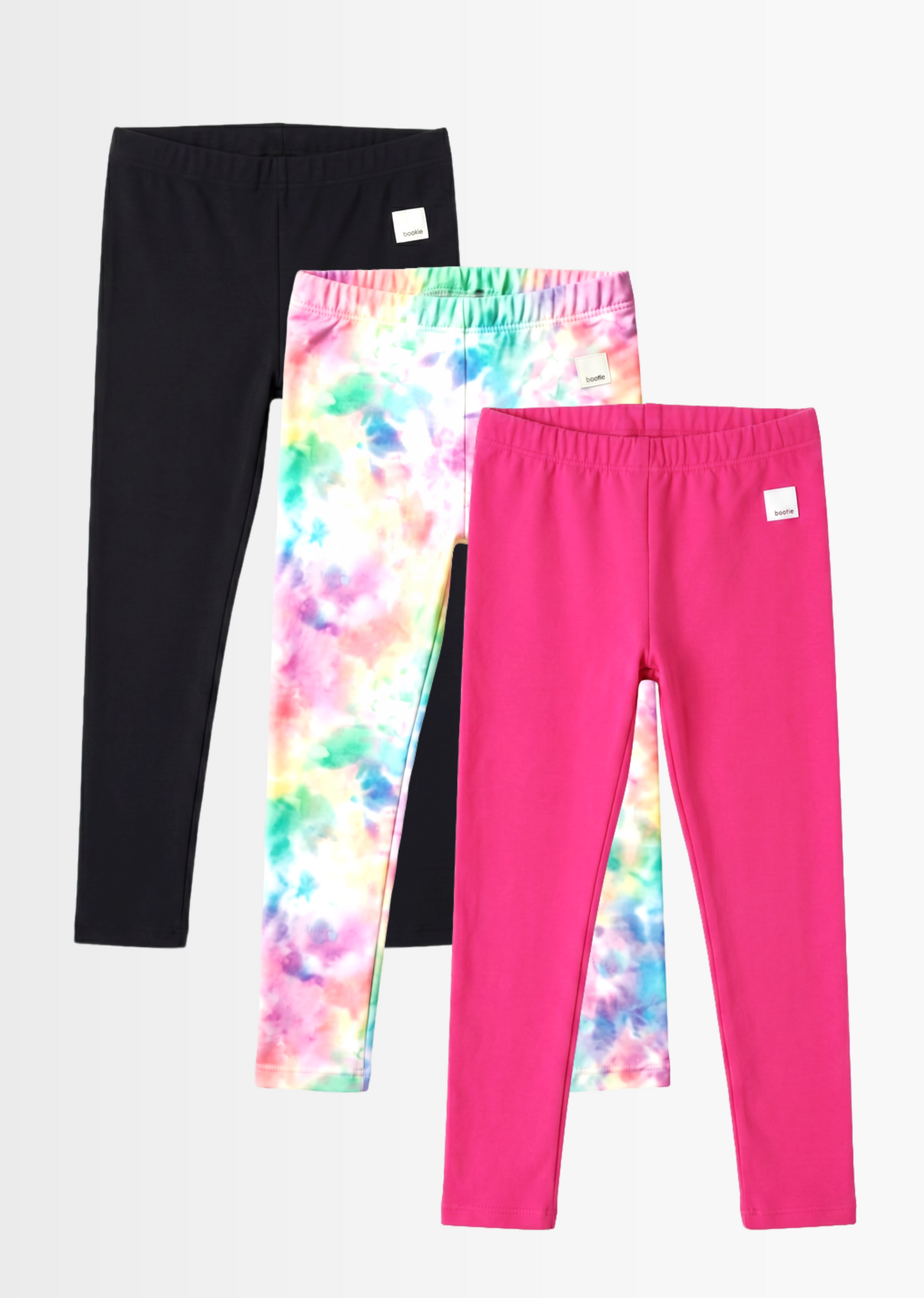 Play-All-Day Legging 3-pack - Black-Rainbow-Pink