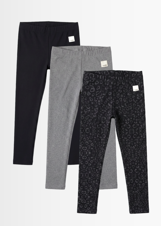 Play-All-Day Legging 3-pack - Black-Koala-Kitty