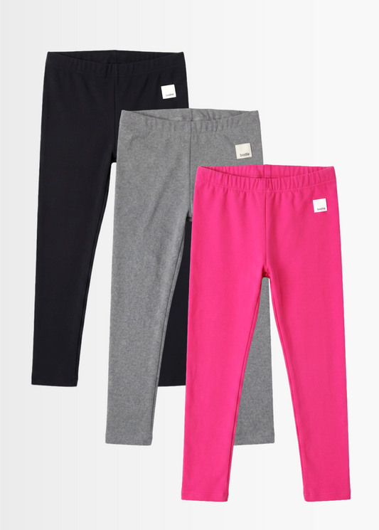 Play-All-Day Legging 3-pack - Black-Koala-Pink