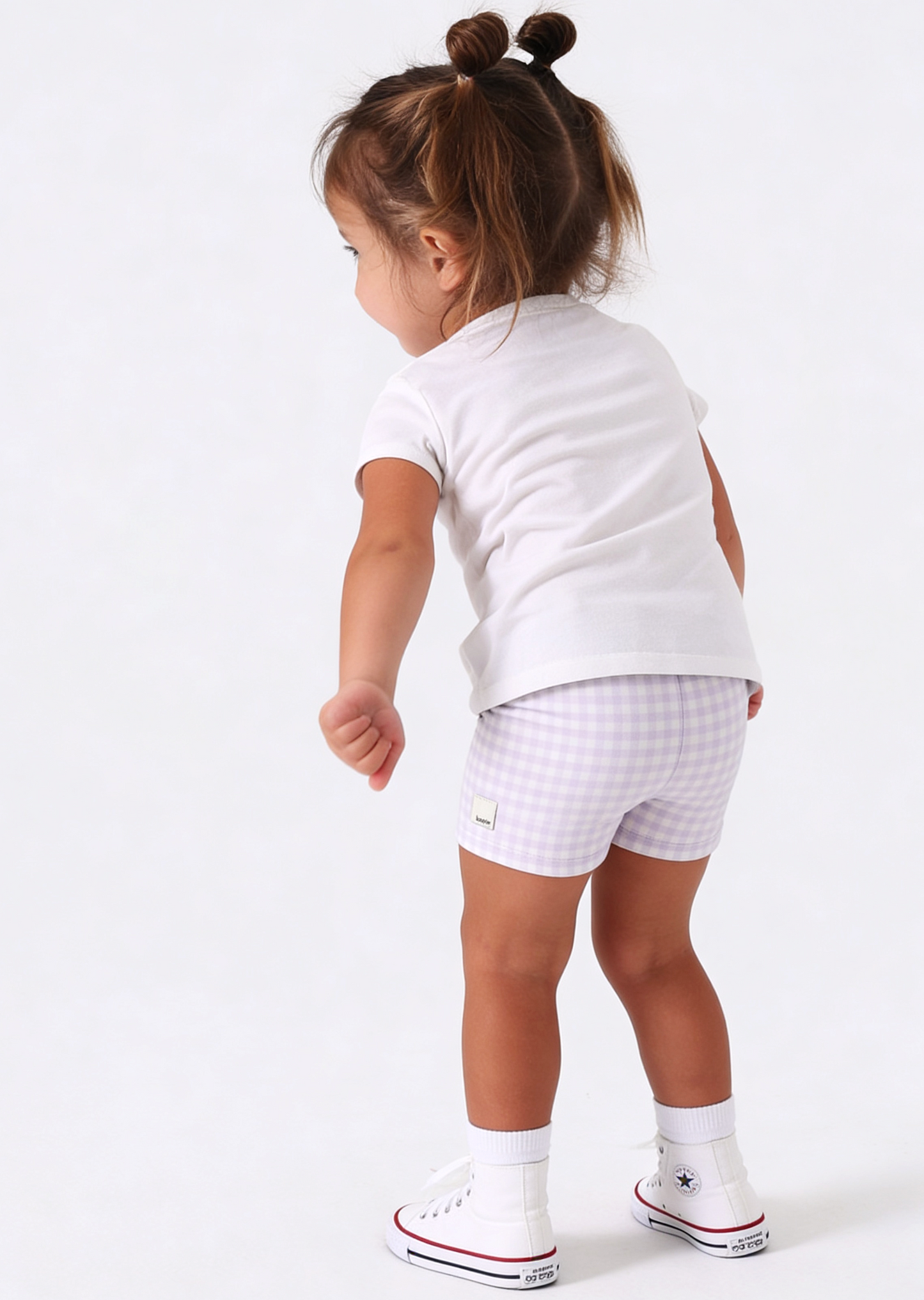 Play-All-Day Short - Lilac Gingham