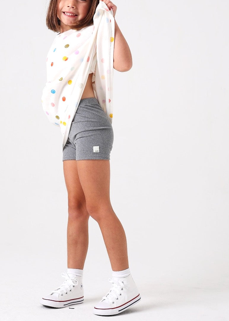 Heather Gray Girls Short