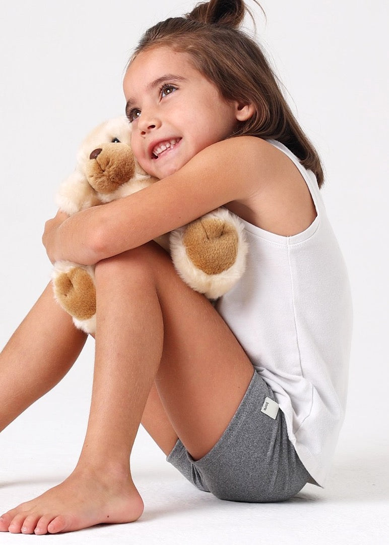 Heather Gray Girls Short