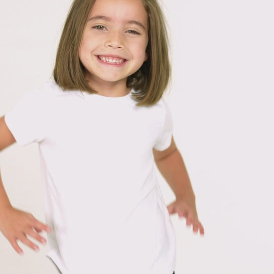 girls black tumble short