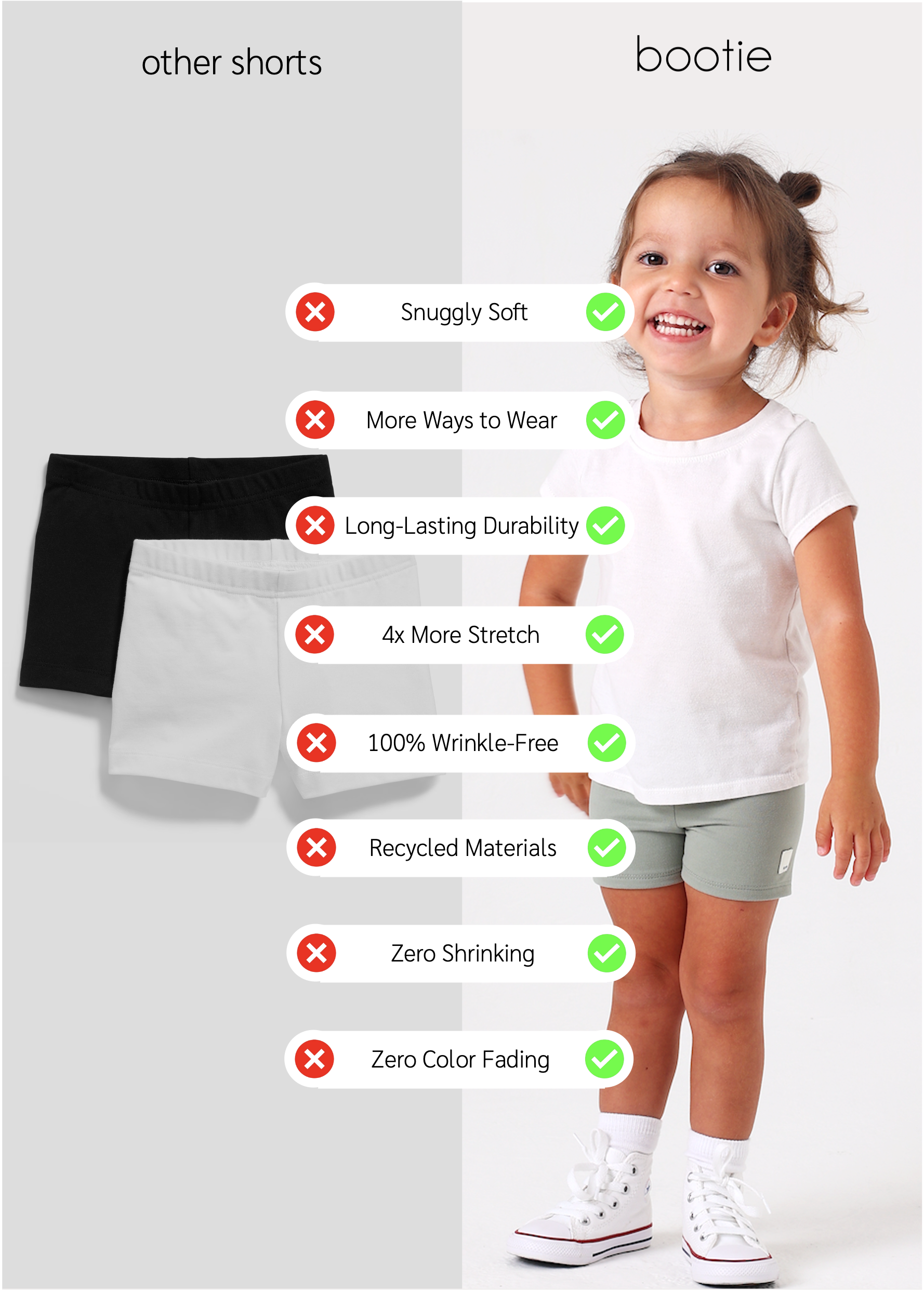 Sage Green Girls Short